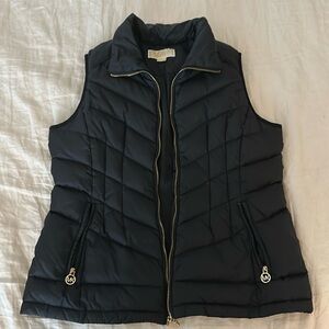 Michael Kors black puffer vest